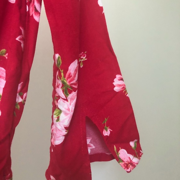 H&M Red Floral Dress - Picture 5 of 5